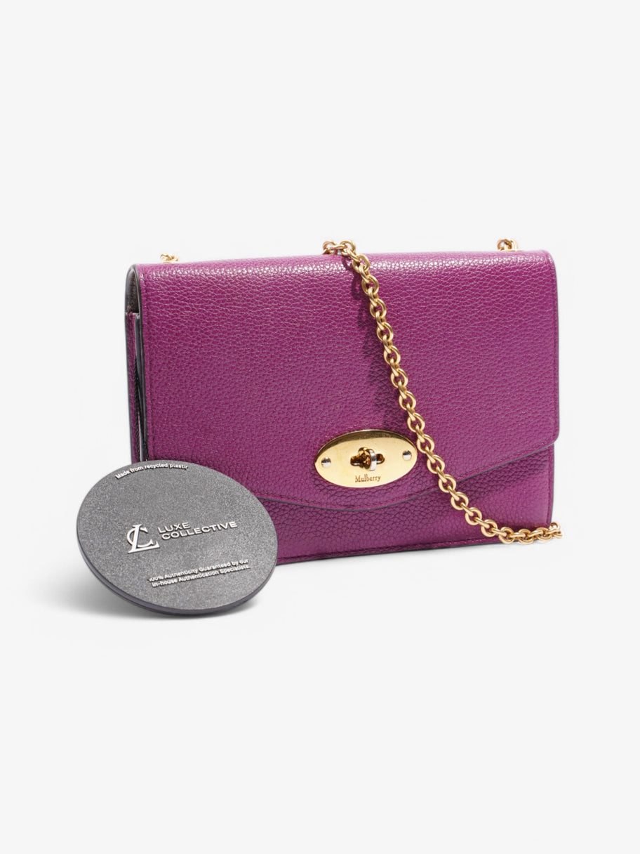 Mulberry Darley Purple Leather Small Image 9