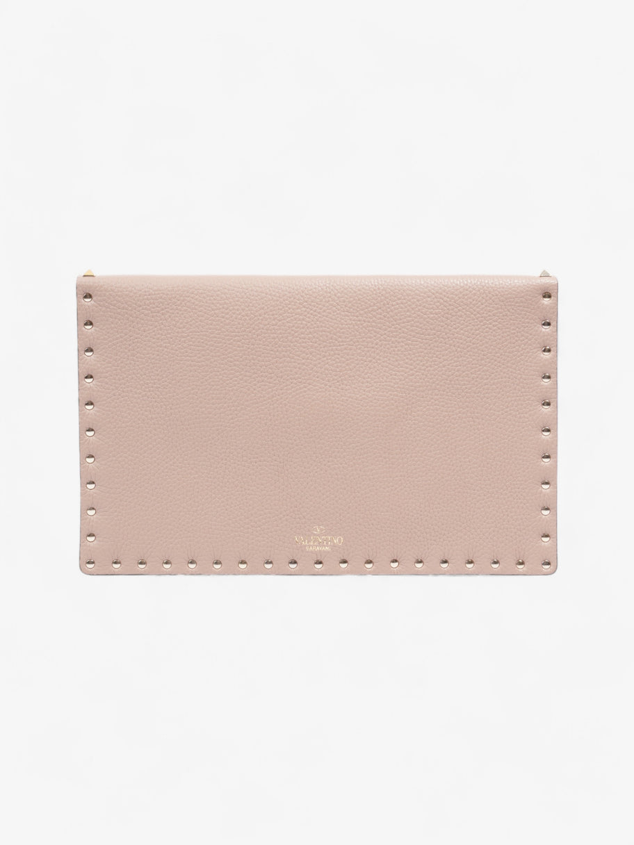 Valentino Clutch Poudre Leather Large Image 3