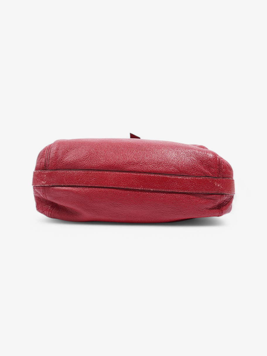 Christian Dior Cannage Bee Tote Red Leather Image 6
