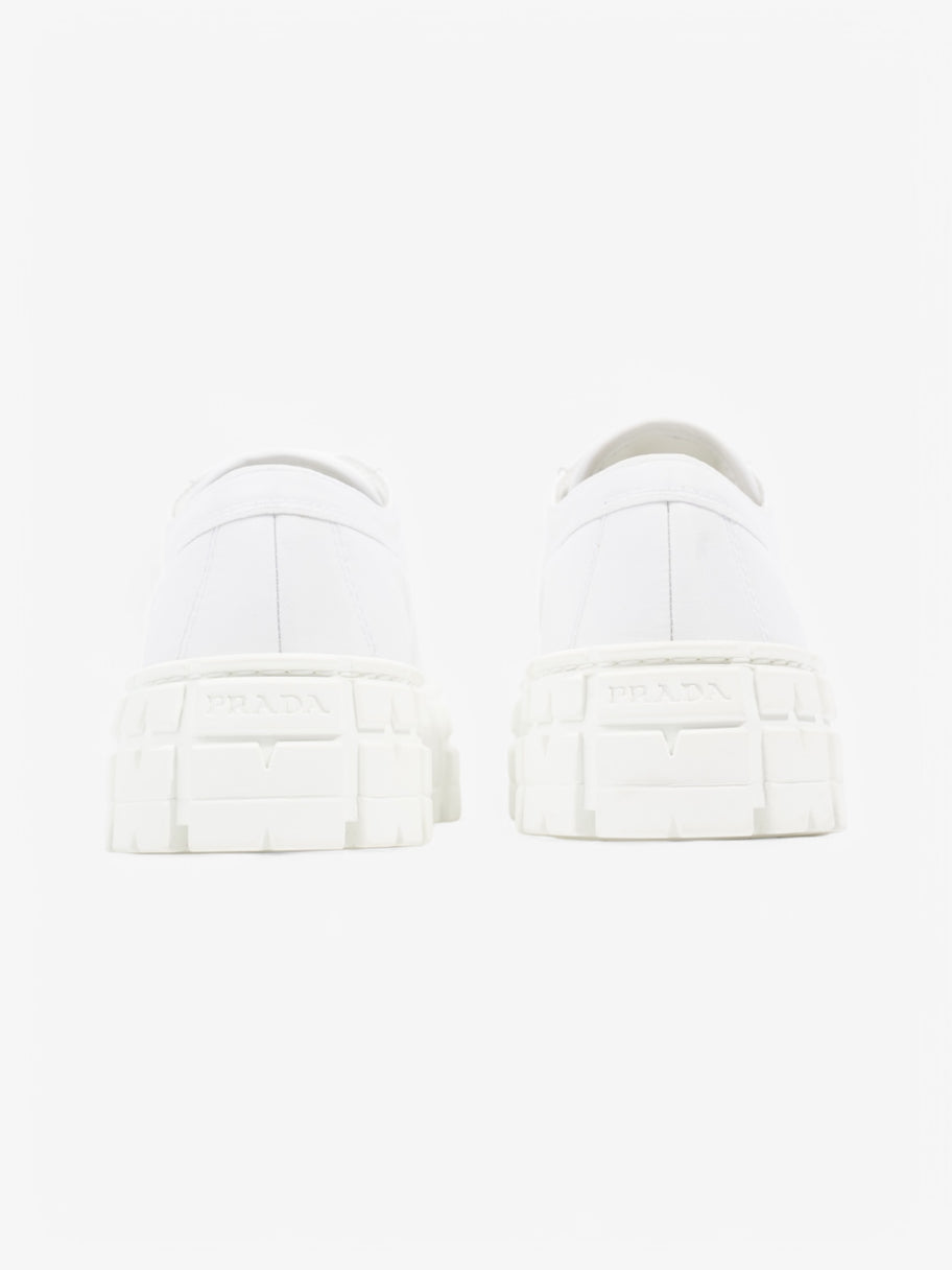 Prada Double Wheel Re-Nylon Sneakers White  / Black Re Nylon EU 38 UK 5 Image 6