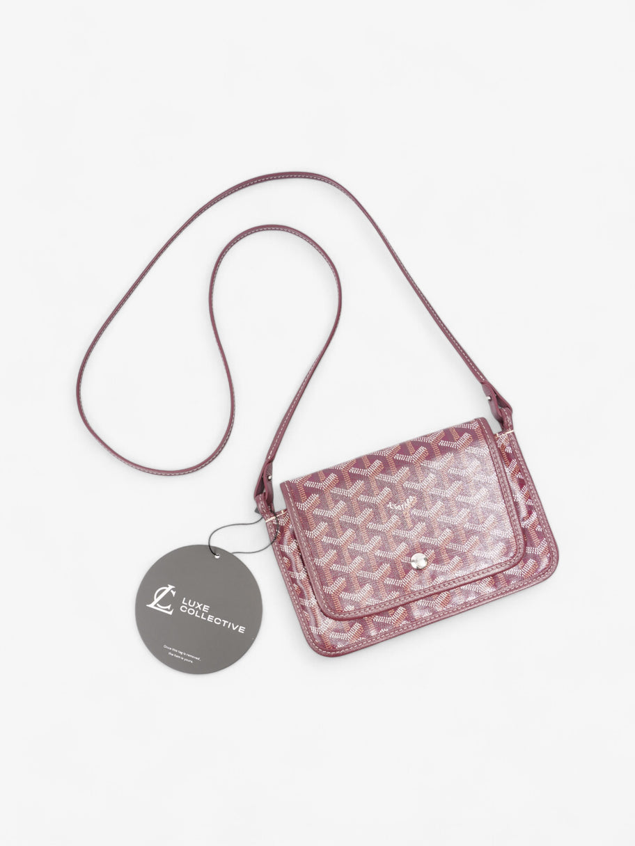 Goyard Plumet Pocket Wallet Burgundy Canvas Image 12