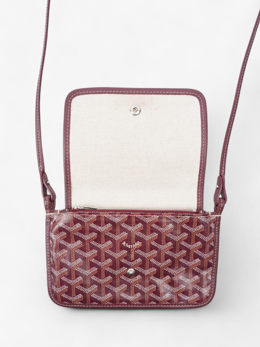 Goyard Plumet Pocket Wallet Burgundy Canvas Image 7