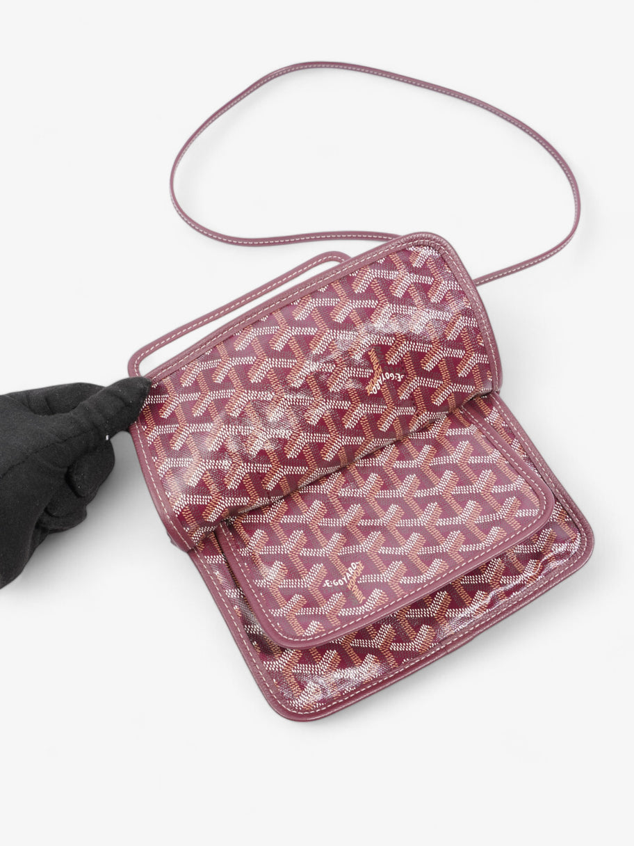 Goyard Plumet Pocket Wallet Burgundy Canvas Image 8