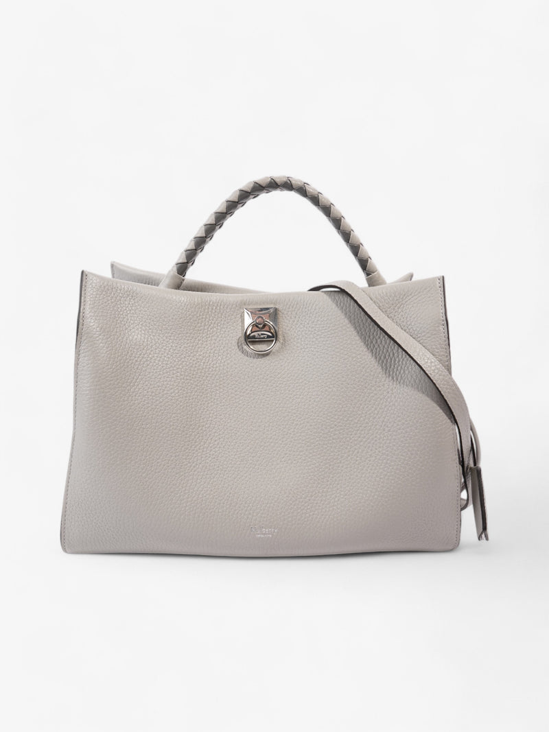  Mulberry Iris Pale Grey Grained Leather