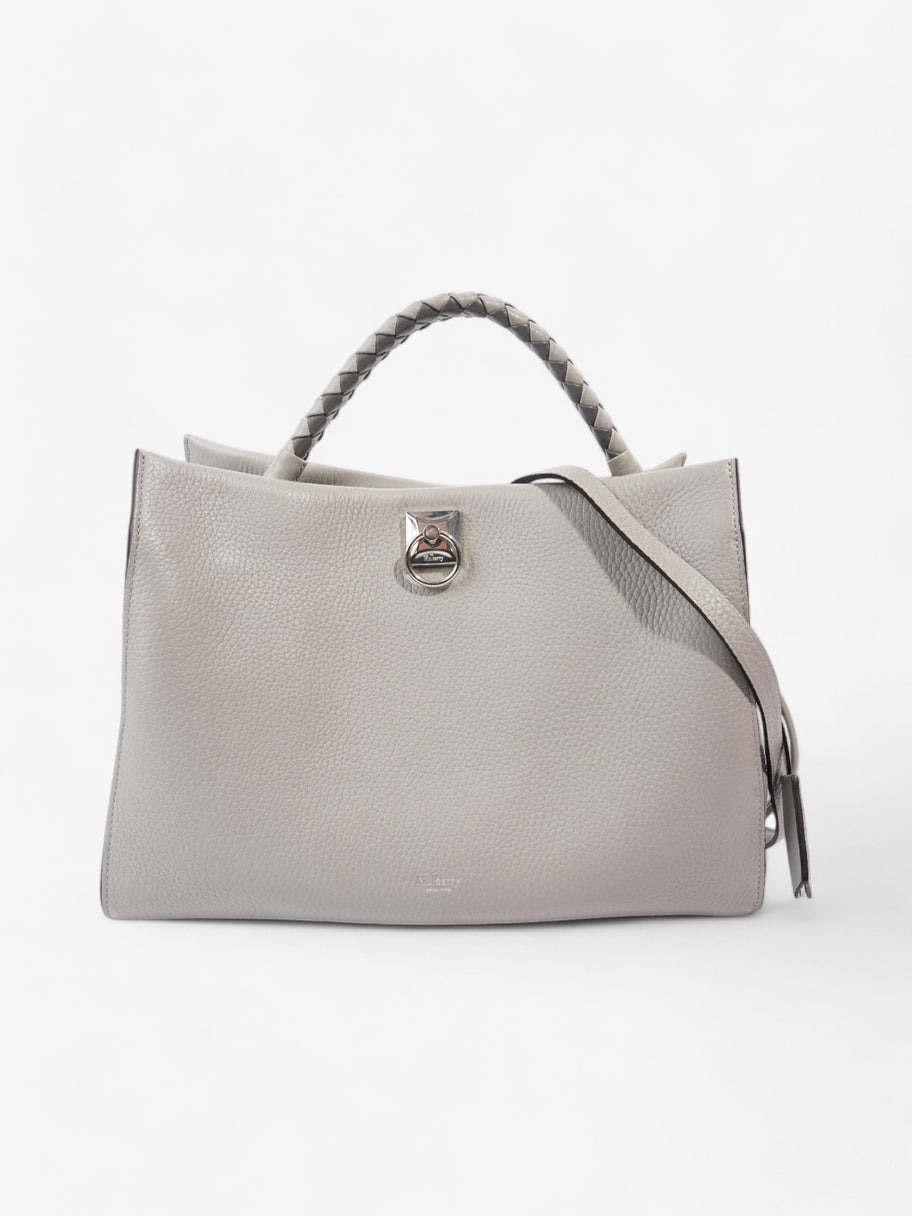 Mulberry Iris Pale Grey Grained Leather Image 1