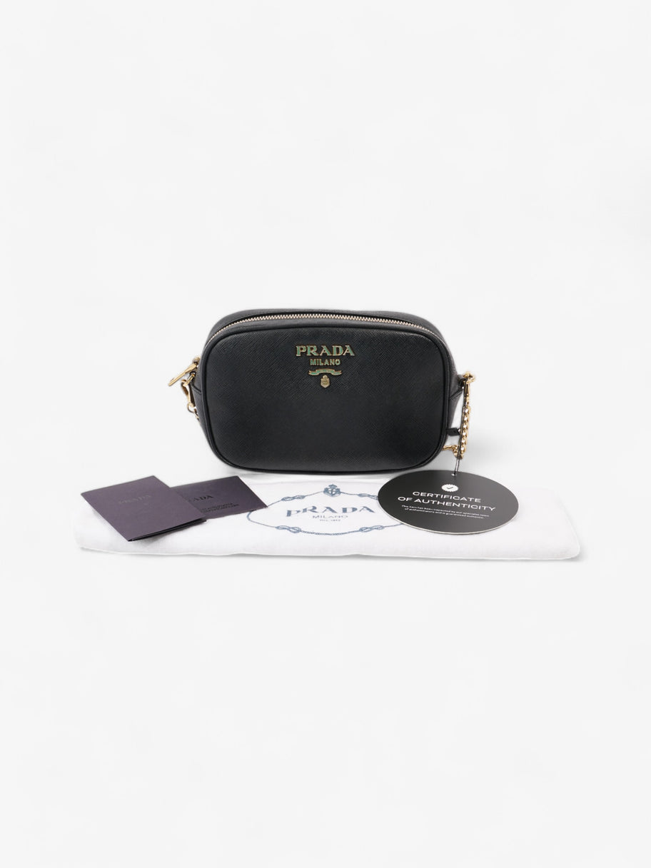 Prada Camera Bag Black Saffiano Leather Image 9