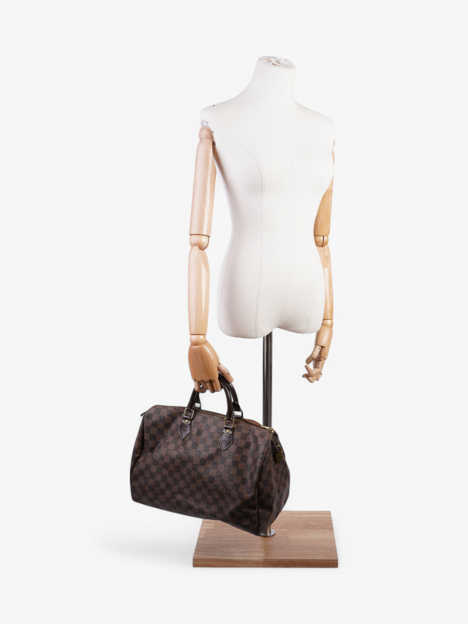 Louis Vuitton Speedy Damier Ebene Coated Canvas 35 Image 2