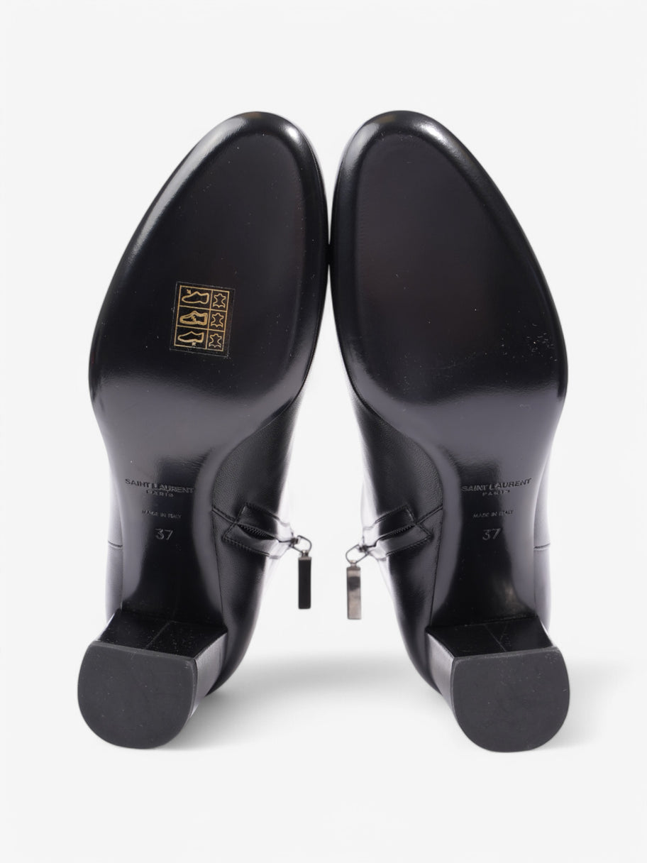 Saint Laurent Lou Boots Black Leather EU 37 UK 4 Image 7