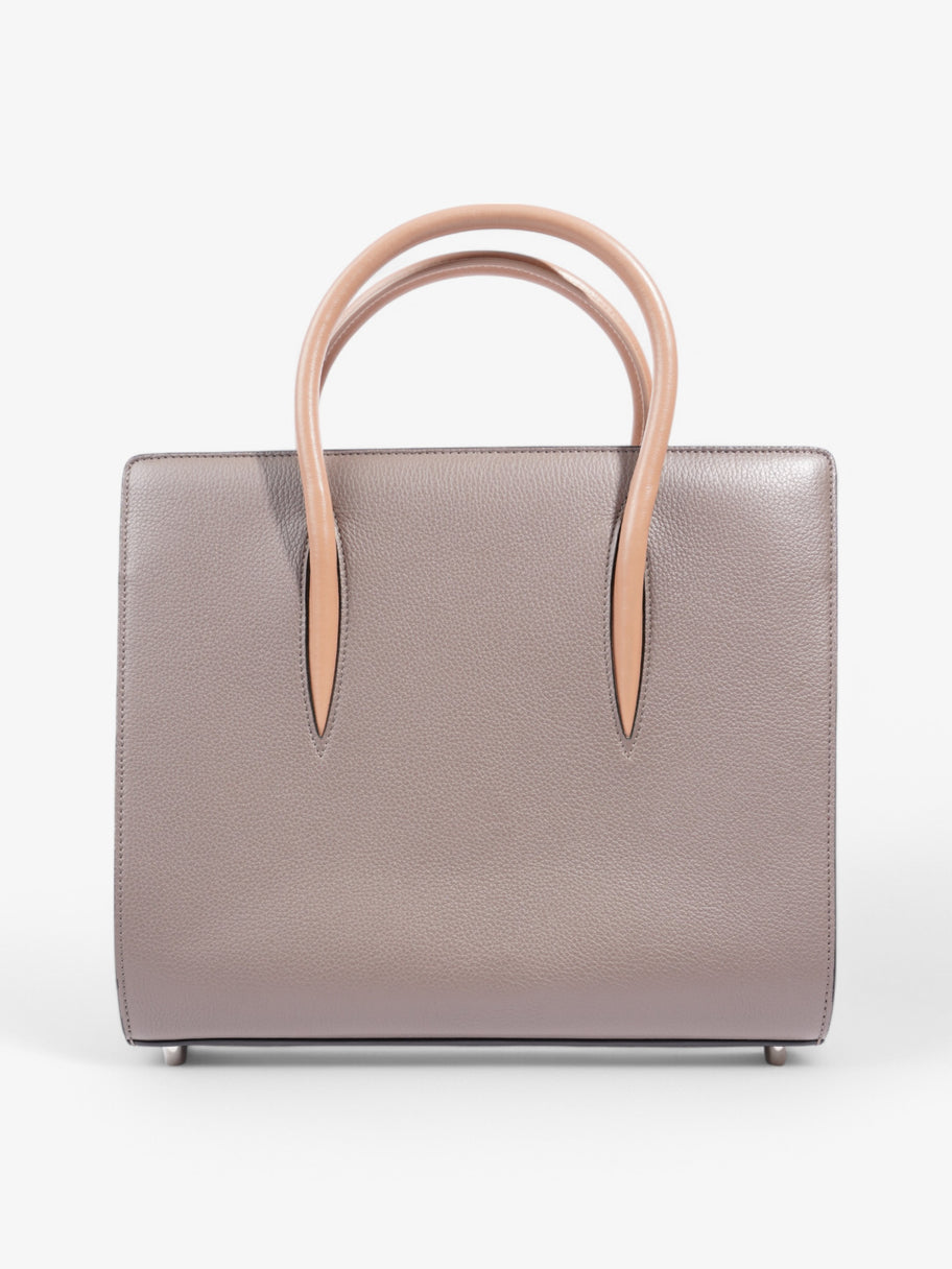 Christian Louboutin Paloma Grey / Beige Leather Medium Image 4