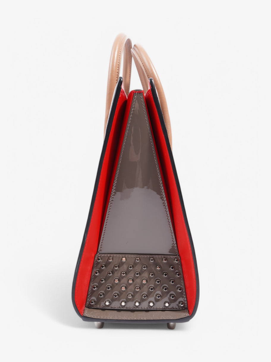 Christian Louboutin Paloma Grey / Beige Leather Medium Image 5