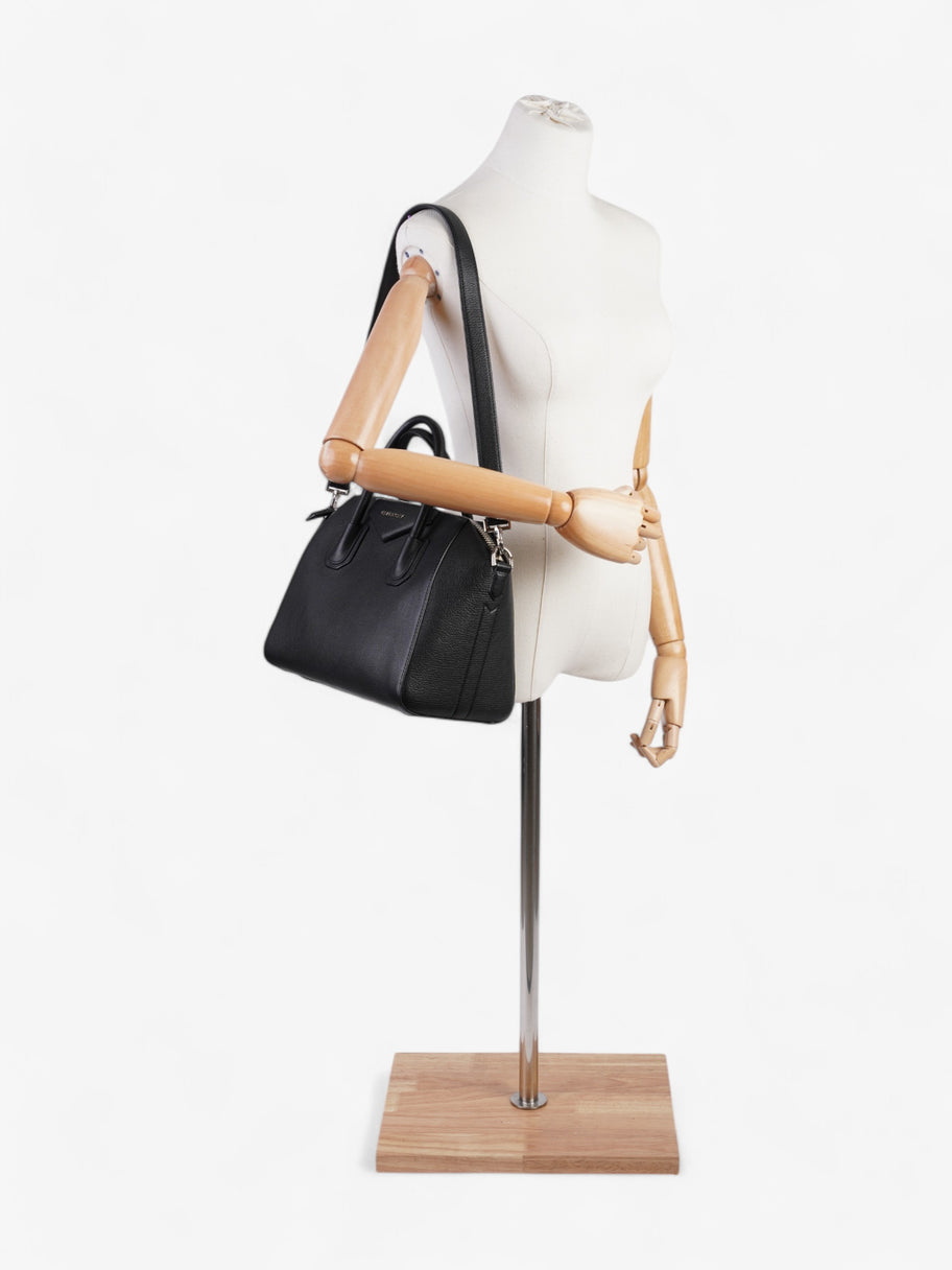Givenchy Antigona Black Goatskin Leather Small Image 2