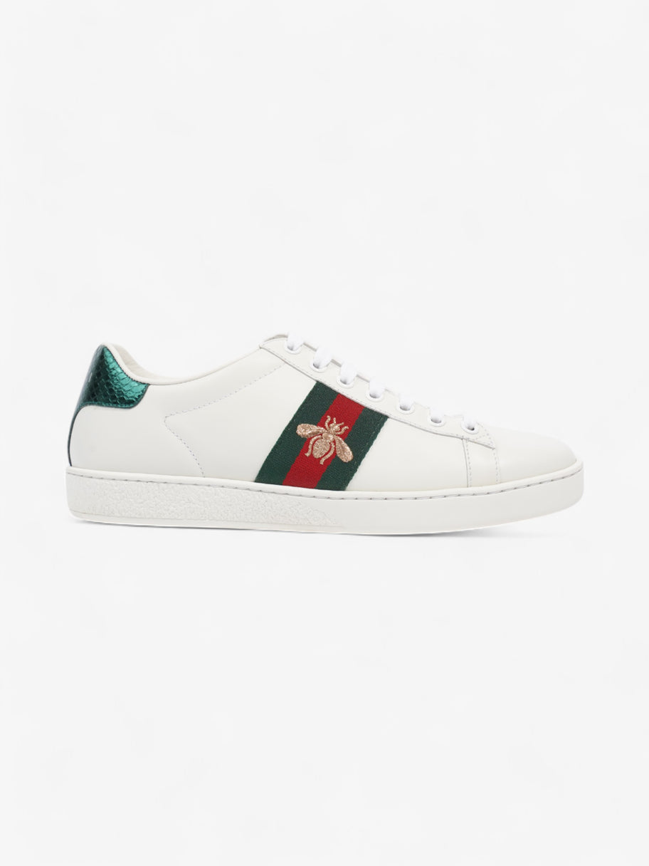 Gucci New Ace Low Bee White  / Green / Red Leather EU 37 UK 4 Image 1