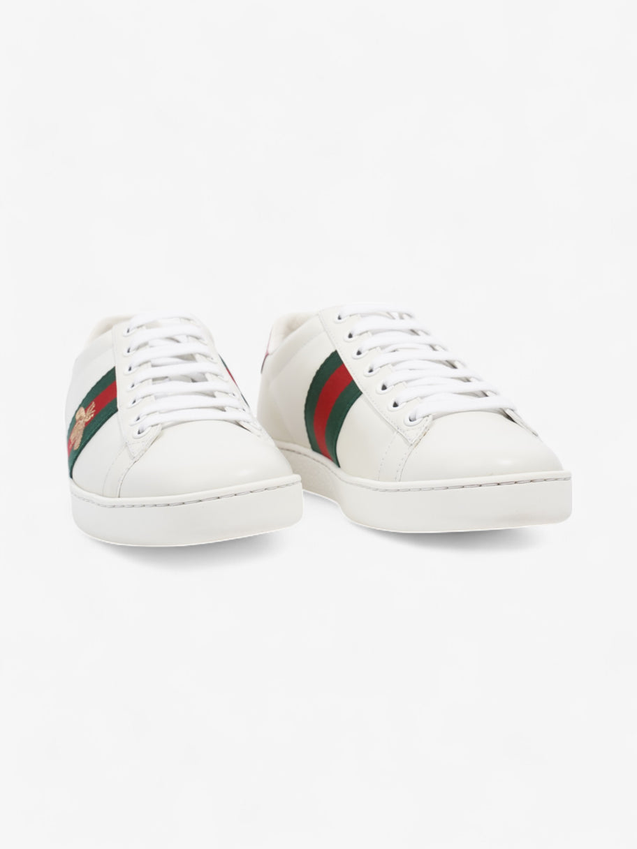 Gucci New Ace Low Bee White  / Green / Red Leather EU 37 UK 4 Image 2