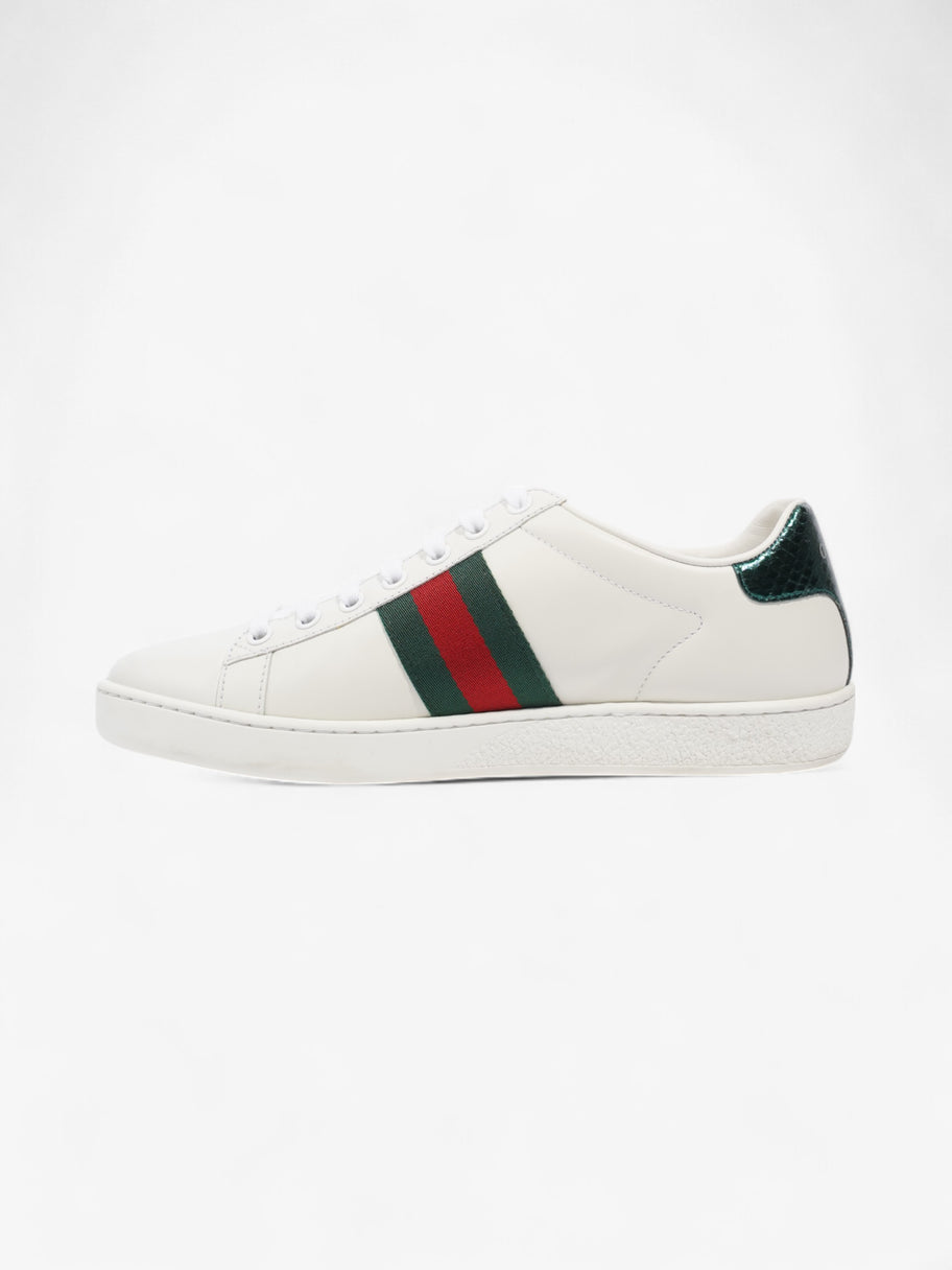 Gucci New Ace Low Bee White  / Green / Red Leather EU 37 UK 4 Image 3