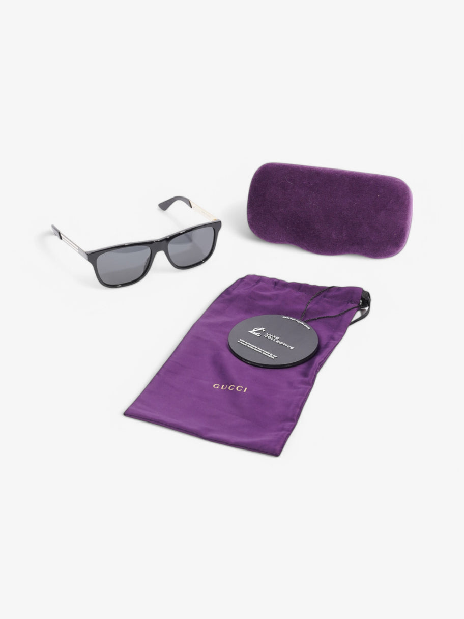 Gucci Gucci Sunglasses Black / Gold Plastic One size Image 9