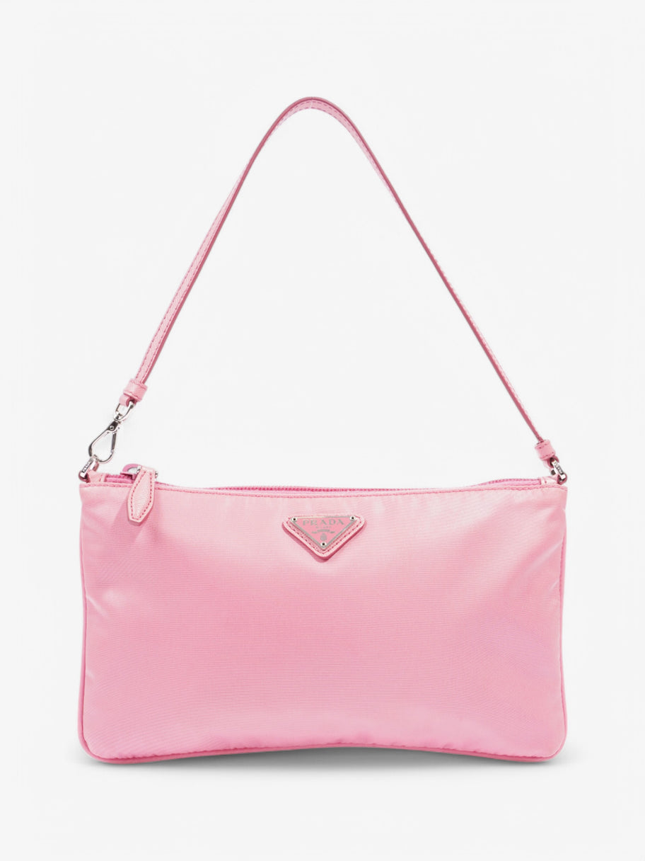 Prada Shoulder Bag Pink Nylon Image 1