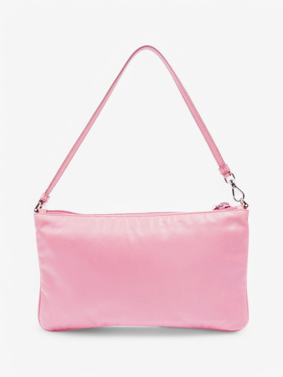 Prada Shoulder Bag Pink Nylon Image 4