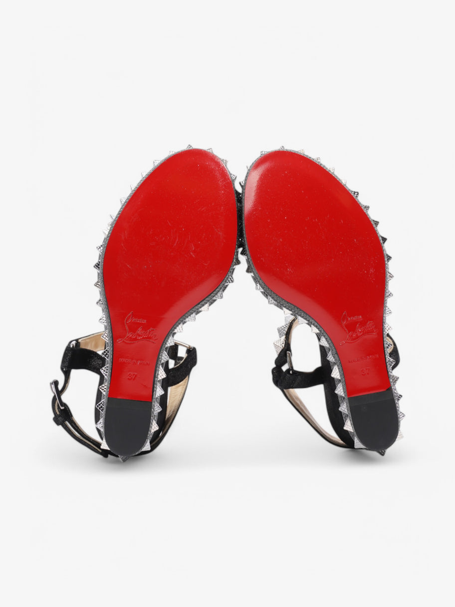 Christian Louboutin Pyraclou  110 Black / Grey Suede EU 37 UK 4 Image 7