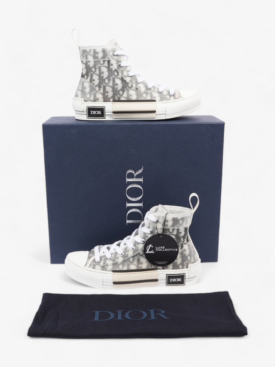 Christian Dior B23 High Top White / Black Canvas EU 37 UK 4 Image 10