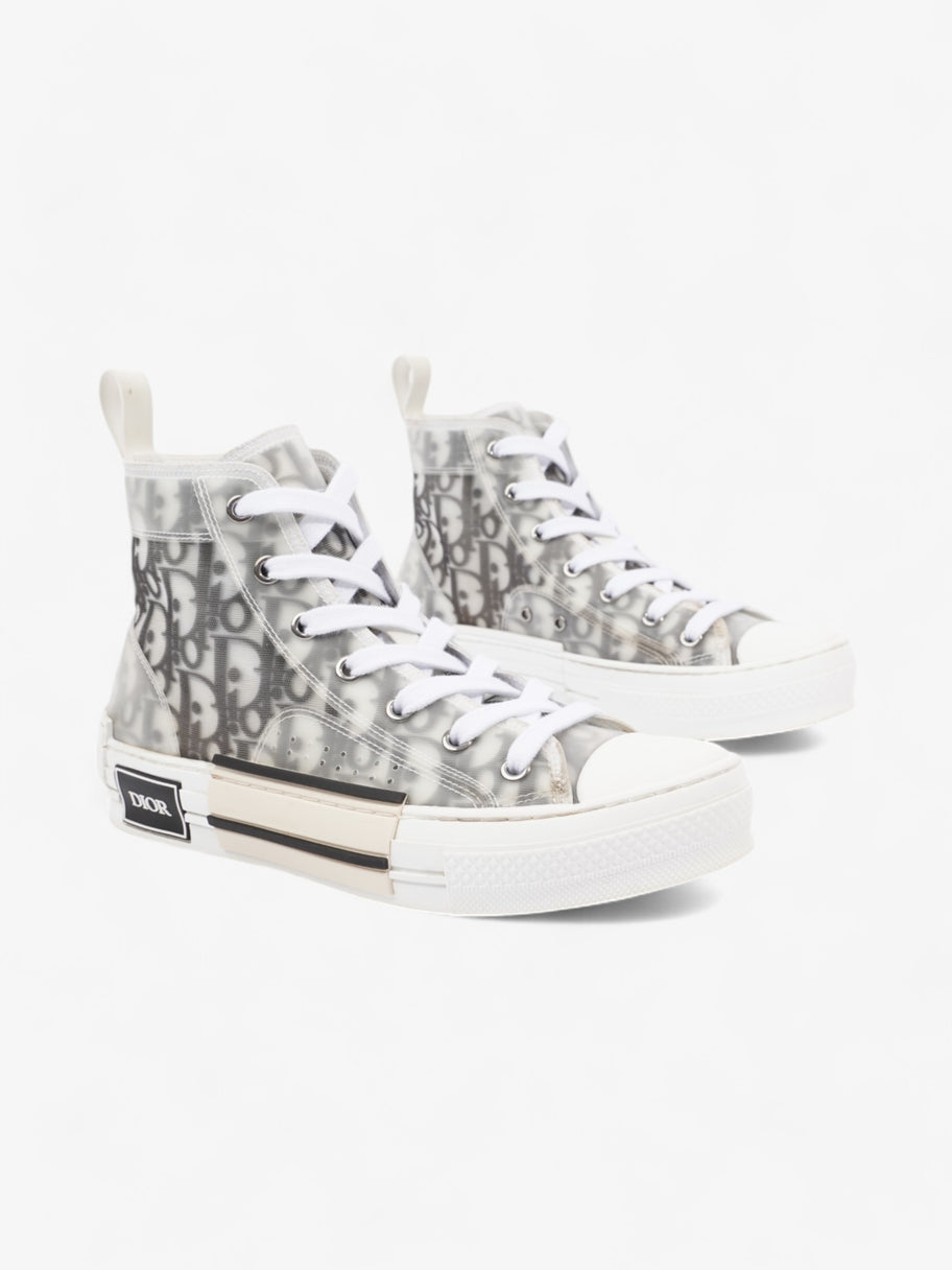 Christian Dior B23 High Top White / Black Canvas EU 37 UK 4 Image 2