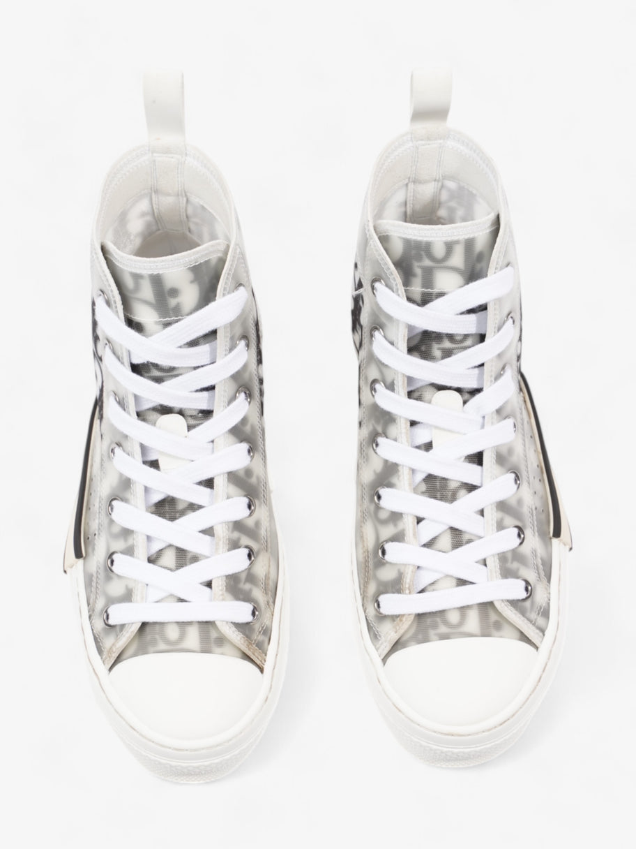 Christian Dior B23 High Top White / Black Canvas EU 37 UK 4 Image 8