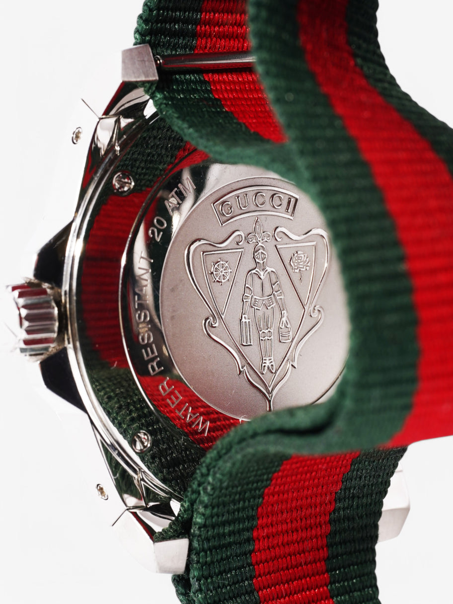 Gucci Dive Watch Black / Silver Stainless Steel 45mm Image 3