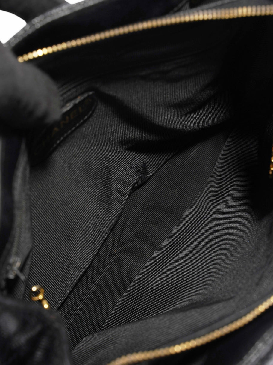 Chanel Cocomark Shoulder Bag Black Caviar Leather Image 10