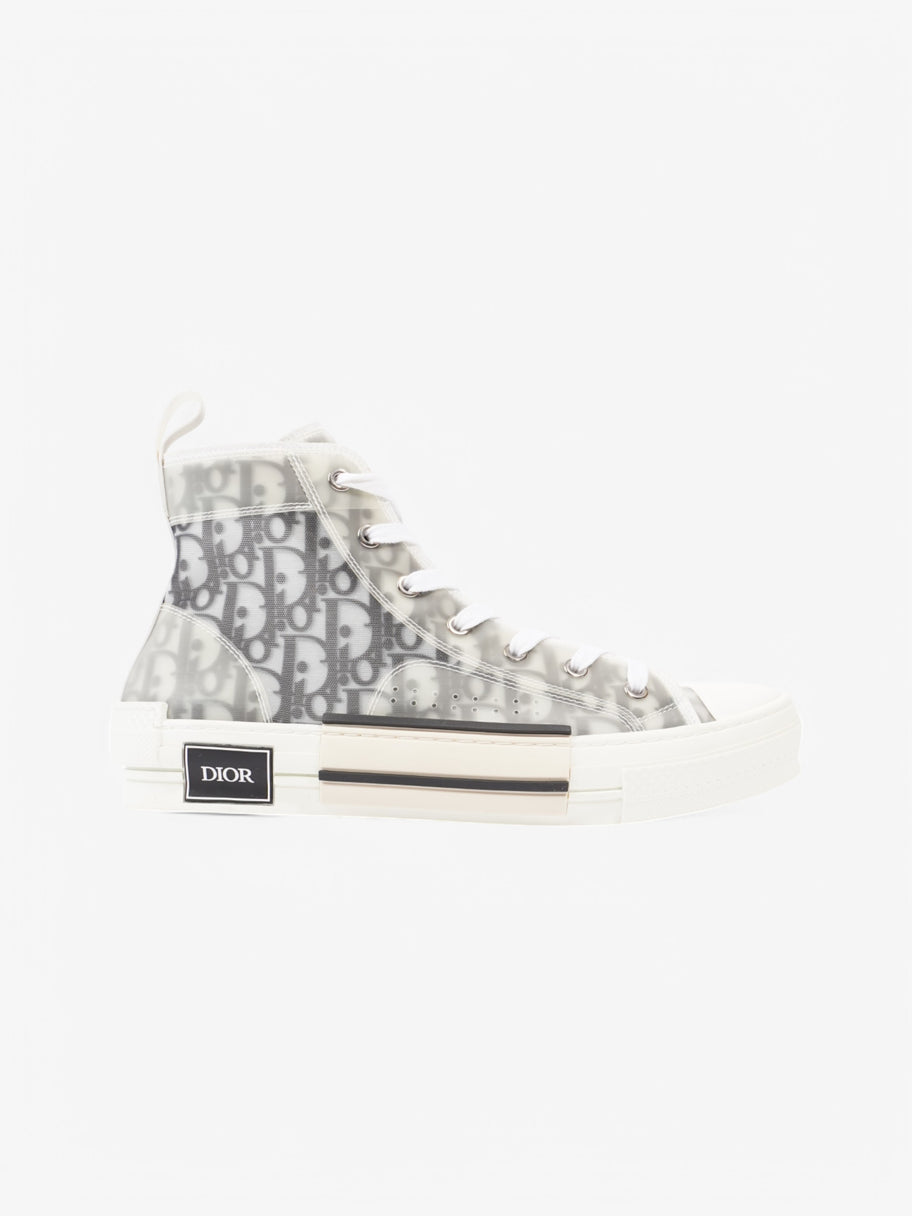 Christian Dior B23 White  / Grey Oblique Rubber EU 42 UK 8 Image 1