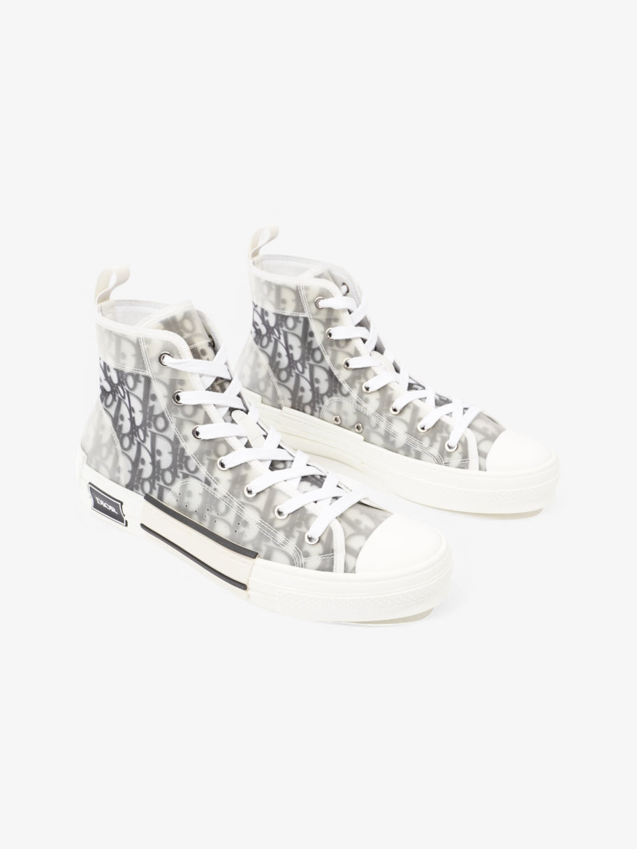 Christian Dior B23 White  / Grey Oblique Rubber EU 42 UK 8 Image 2