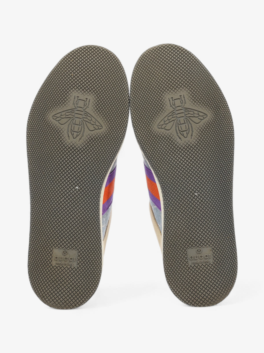 Gucci Screener Sneakers Beige  / Blue / Purple Canvas EU 38.5 UK 5.5 Image 7