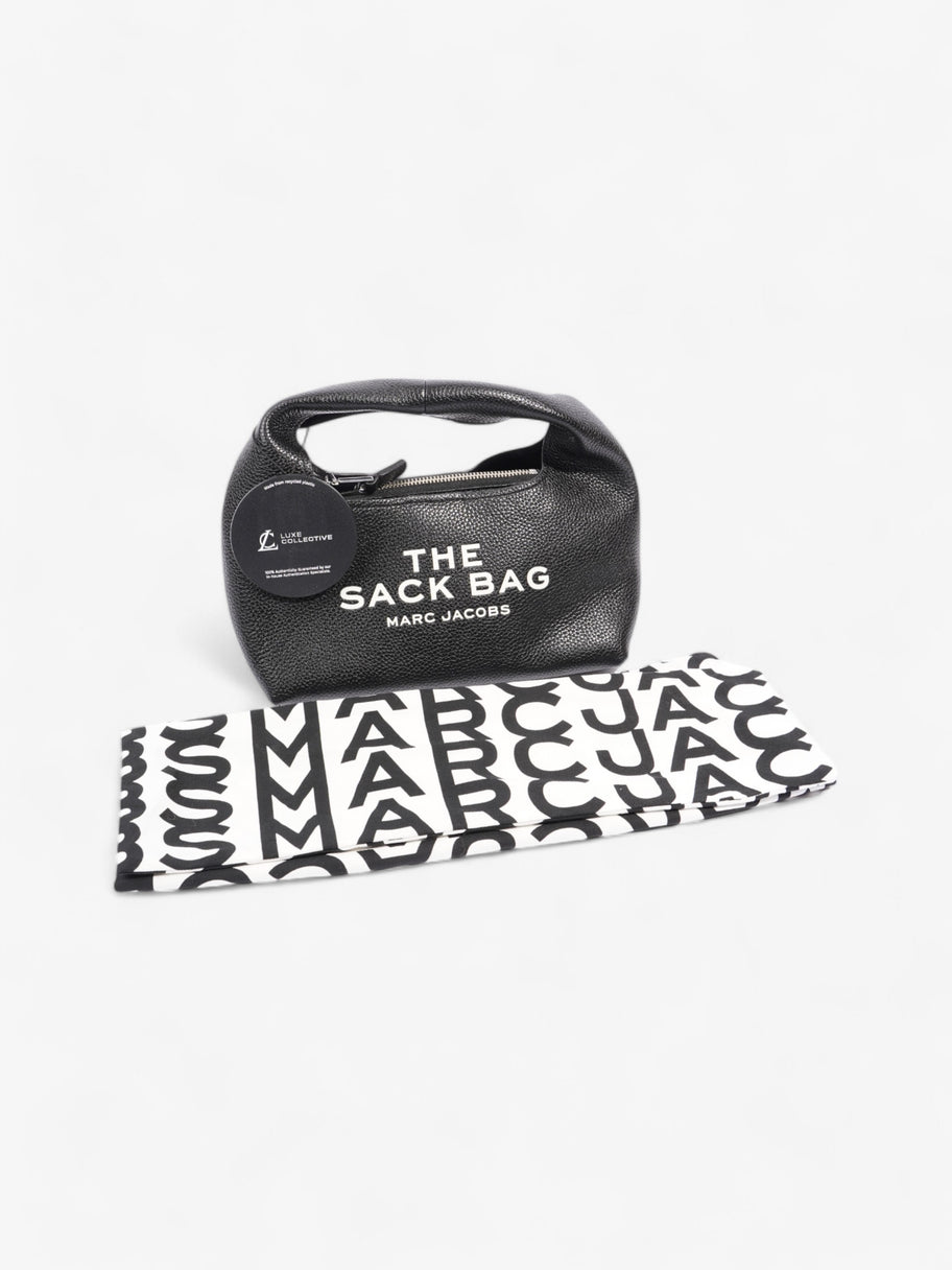 Marc Jacobs The Sack Bag Black / White Leather Mini Image 17