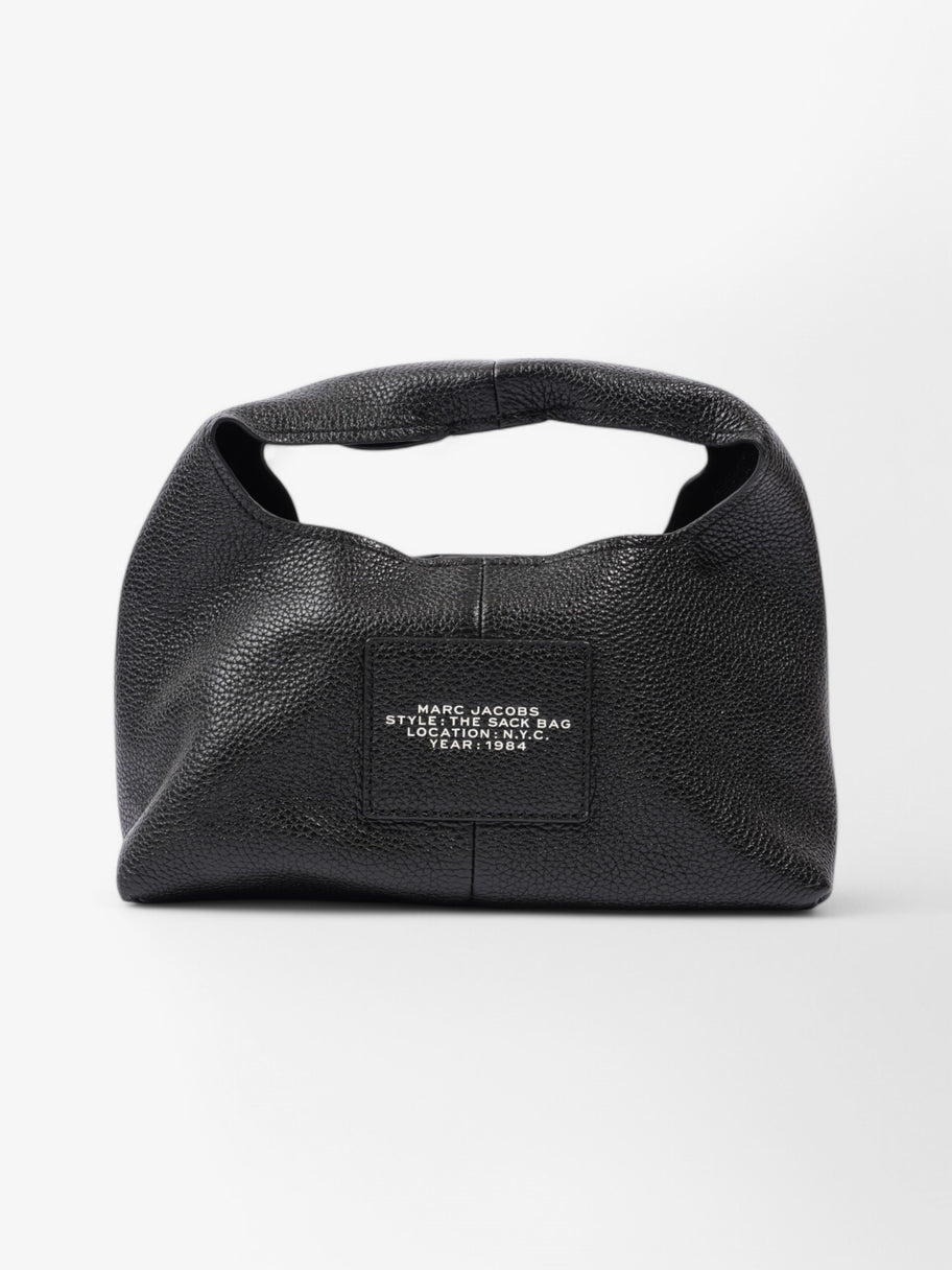 Marc Jacobs The Sack Bag Black / White Leather Mini Image 4