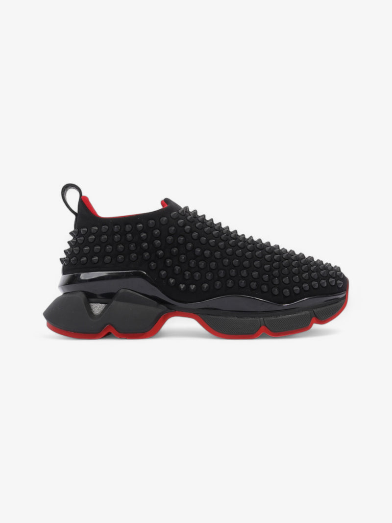 Christian Louboutin Spike Sock Black Neoprene EU 37.5 UK 4.5