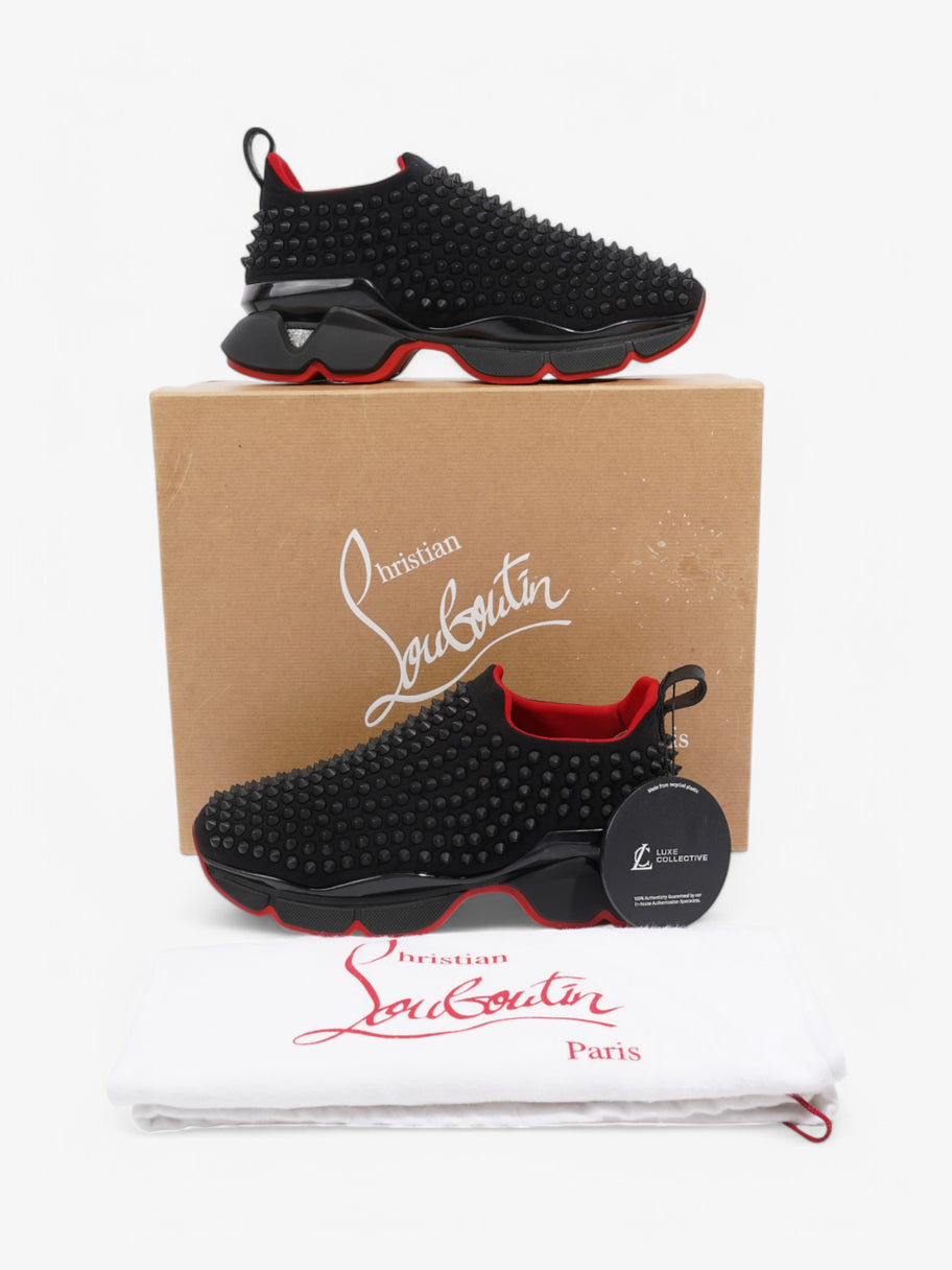 Christian Louboutin Spike Sock Black Neoprene EU 37.5 UK 4.5 Image 10