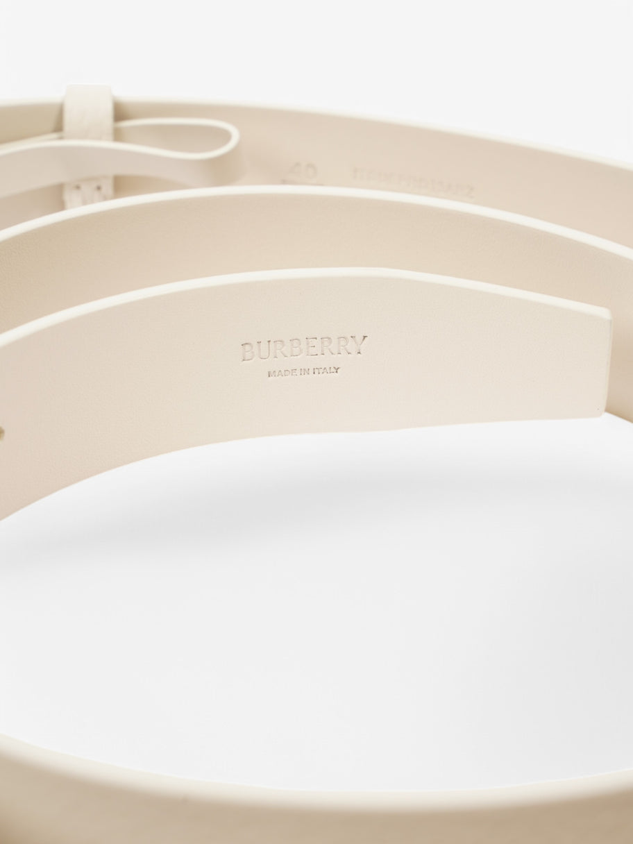 Burberry Shield Belt Soap Leather 100cm 40