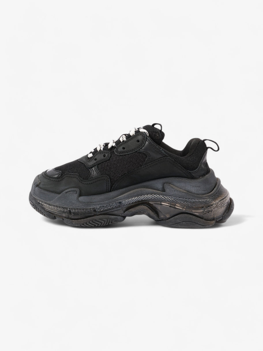 Balenciaga Triple S Clear Sole Black Mesh EU 38 UK 5 Image 3