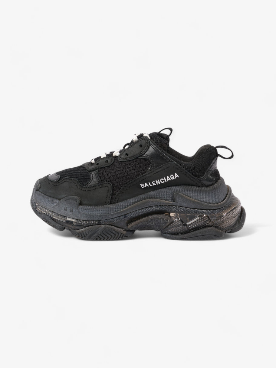 Balenciaga Triple S Clear Sole Black Mesh EU 38 UK 5 Image 5