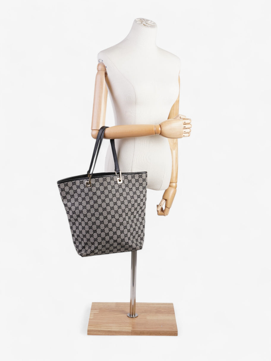 Gucci GG Tote Bag GG Supreme / Black Canvas Image 2