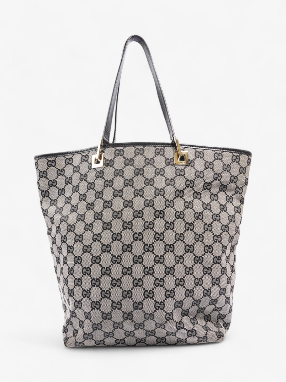 Gucci GG Tote Bag GG Supreme / Black Canvas Image 4