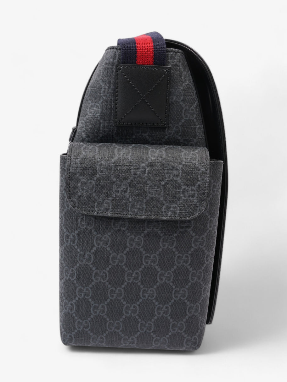 Gucci GG Diaper Bag GG Supreme / Black Coated Canvas Medium Image 3