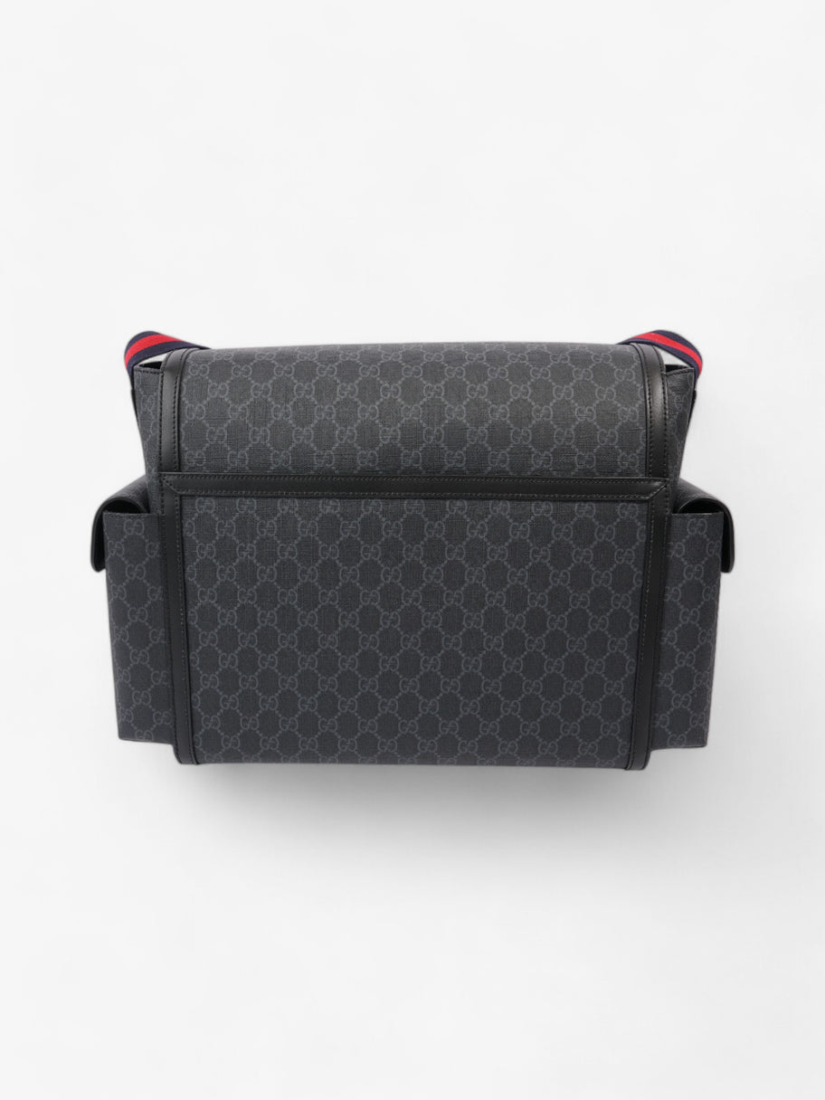 Gucci GG Diaper Bag GG Supreme / Black Coated Canvas Medium Image 4