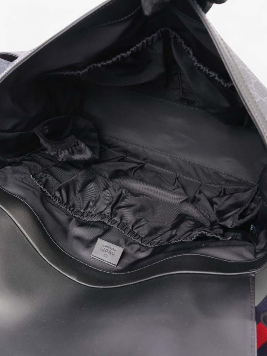 Gucci GG Diaper Bag GG Supreme / Black Coated Canvas Medium Image 9