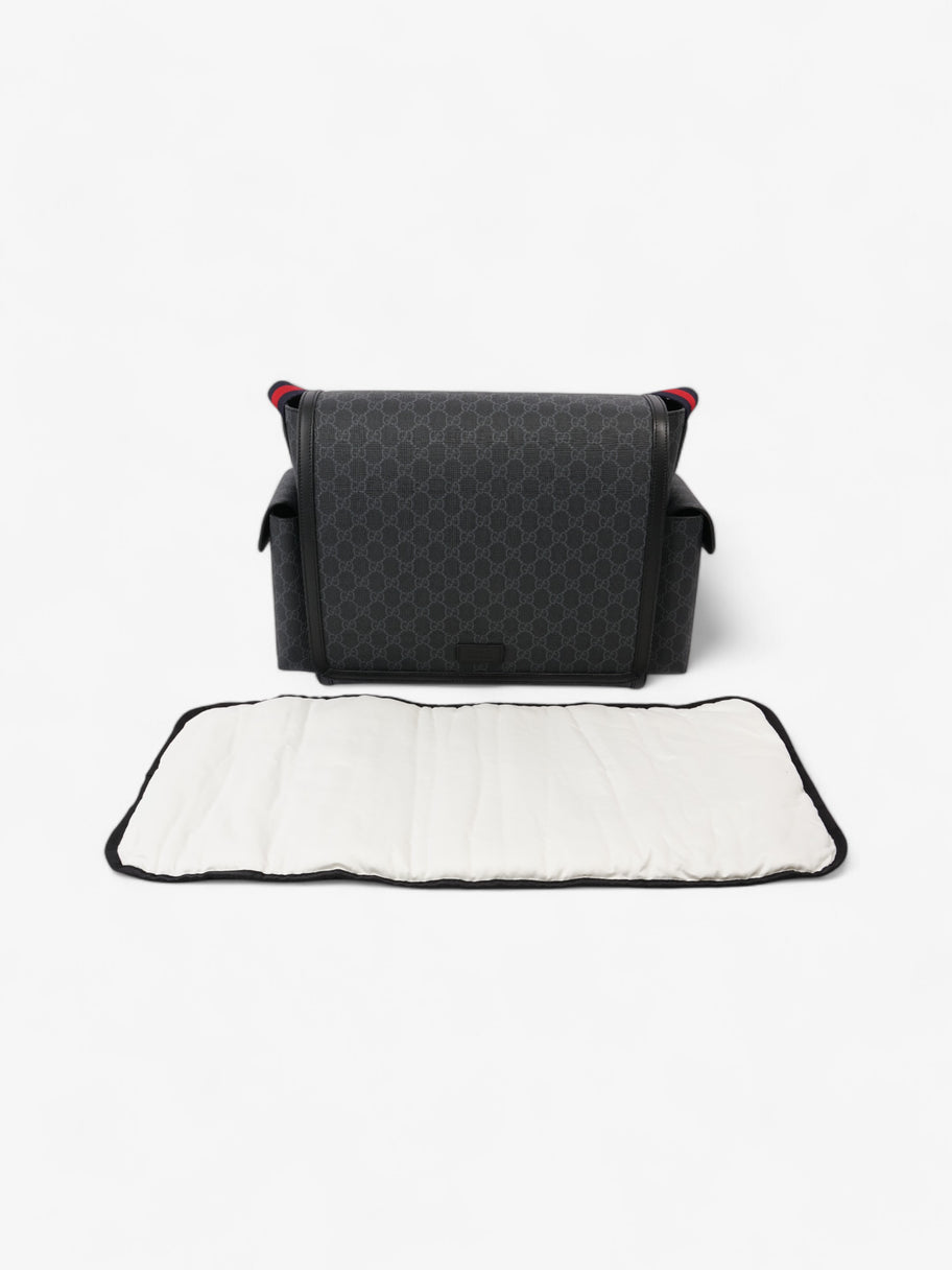 Gucci GG Diaper Bag GG Supreme / Black Coated Canvas Medium Image 10