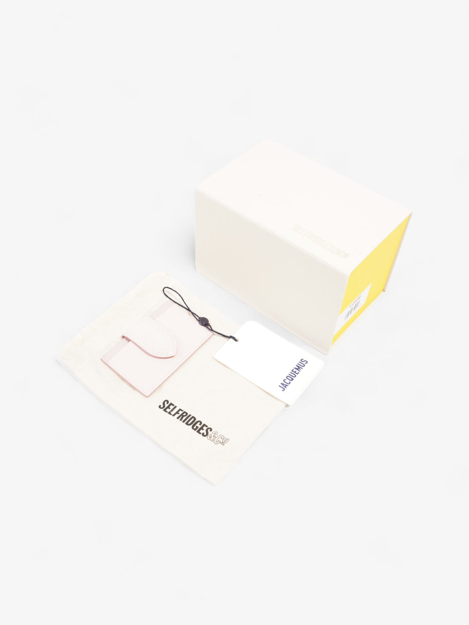 Jacquemus Le Porte Carte Bambino Baby Pink Lambskin Leather Image 5