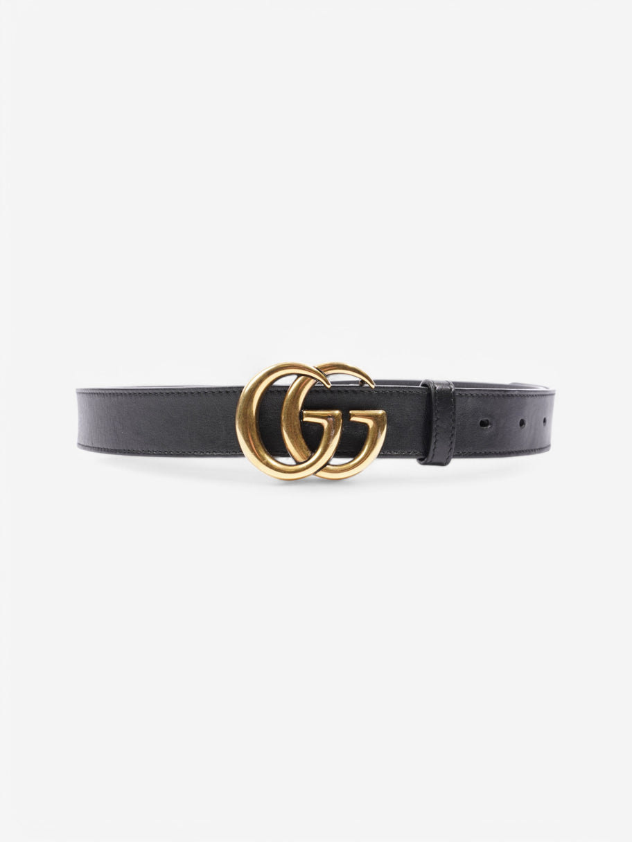Gucci Marmont Belt Black Leather 80cm 32