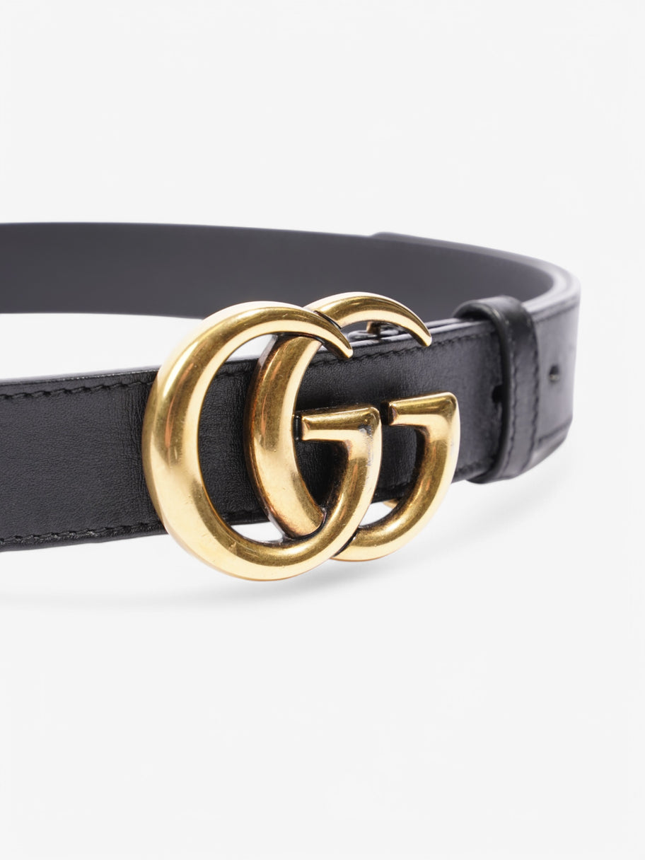 Gucci Marmont Belt Black Leather 80cm 32