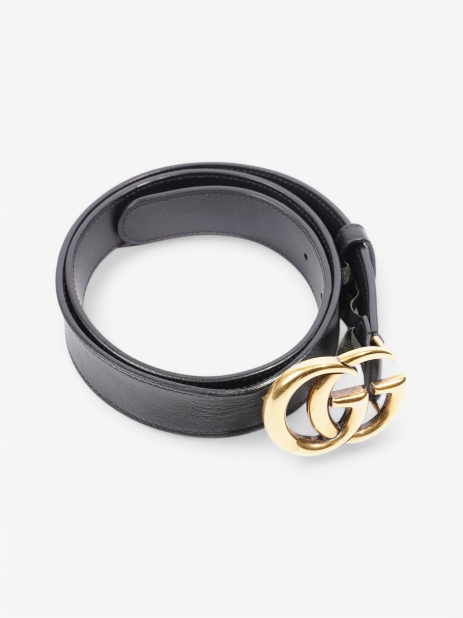 Gucci Marmont Belt Black Leather 80cm 32