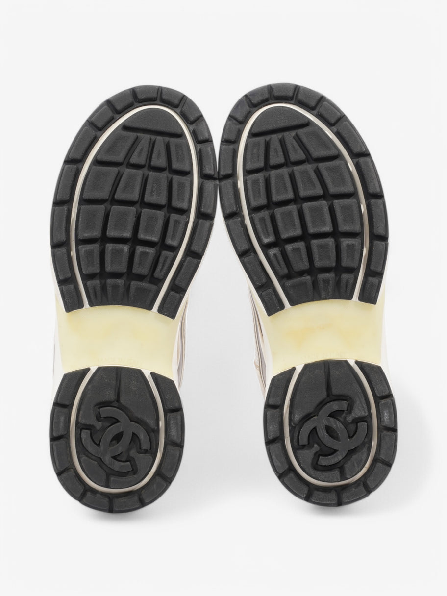 Chanel CC Logo Sneakers White  / Gold / Silver Mesh EU 39 UK 6 Image 7