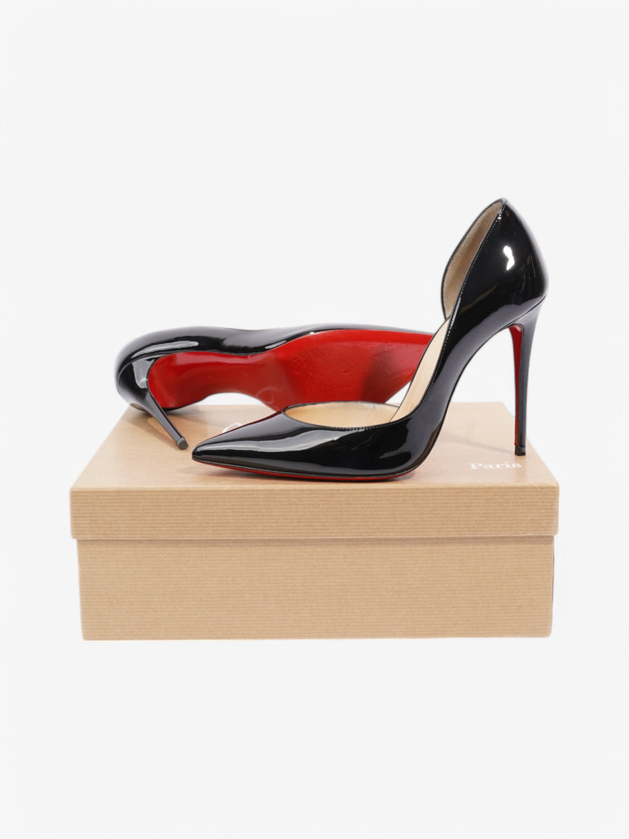 Christian Louboutin Iriza  100 Black Patent Leather EU 37 UK 4 Image 10