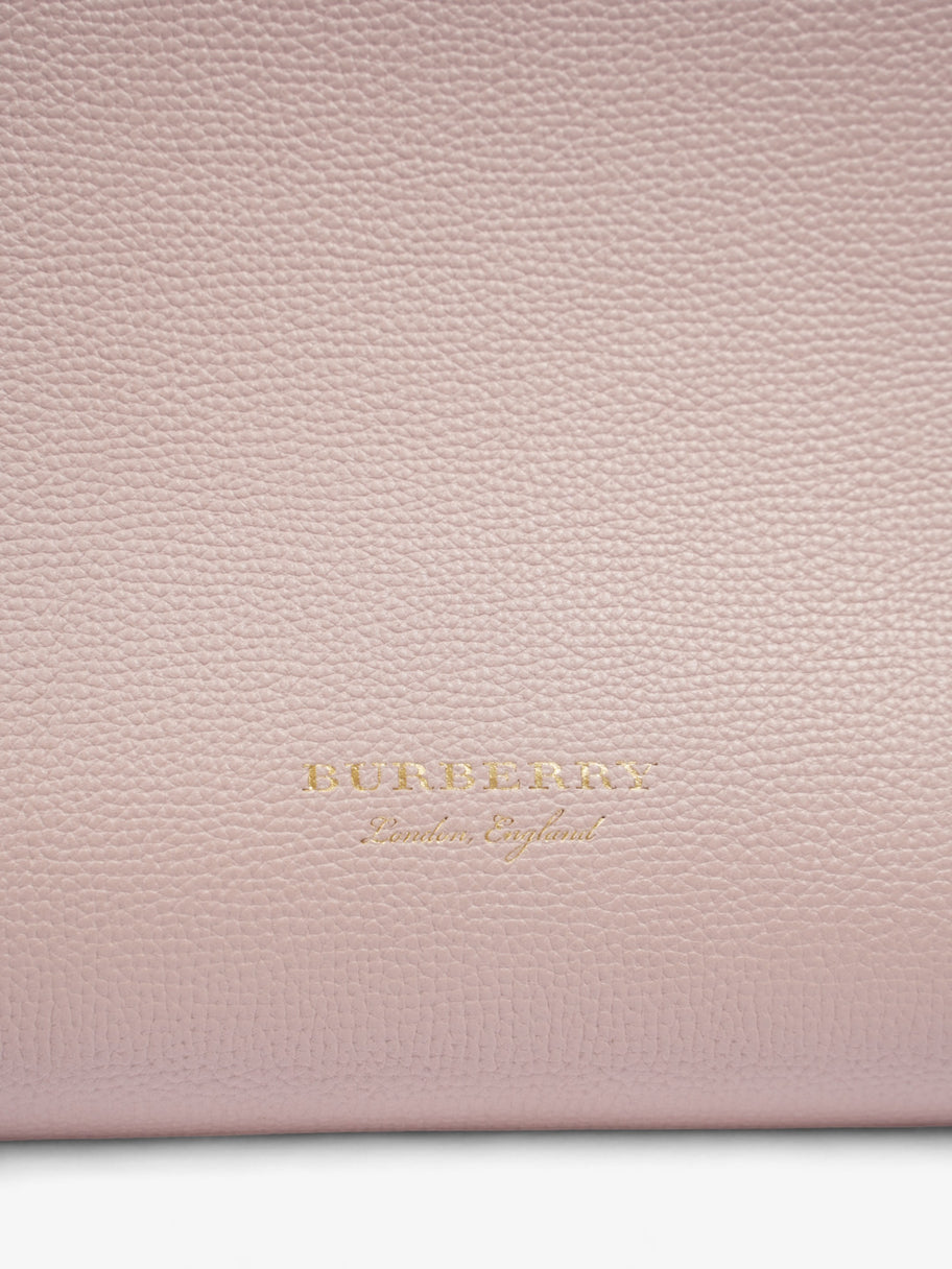 Burberry Banner Bag Pale Orchid / House Check Calfskin Leather Medium Image 7